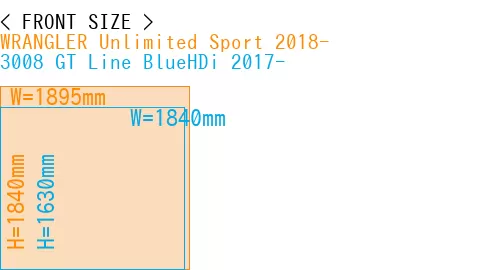 #WRANGLER Unlimited Sport 2018- + 3008 GT Line BlueHDi 2017-